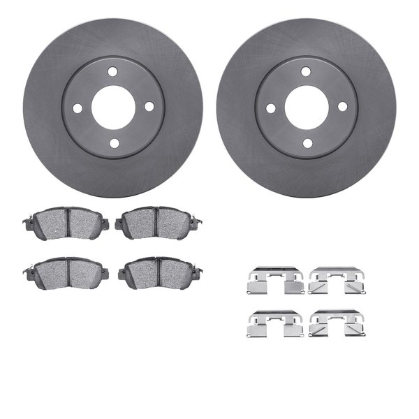 Dynamic Friction Co 6512-67552, Rotors with 5000 Advanced Brake Pads includes Hardware 6512-67552